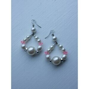 Coquette Aesthetic Pearl Drop Earrings